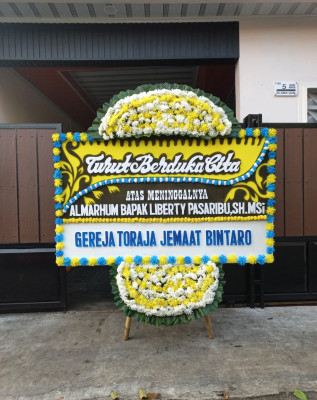 Papan Bunga Duka di Padangsidimpuan Angkola Julu